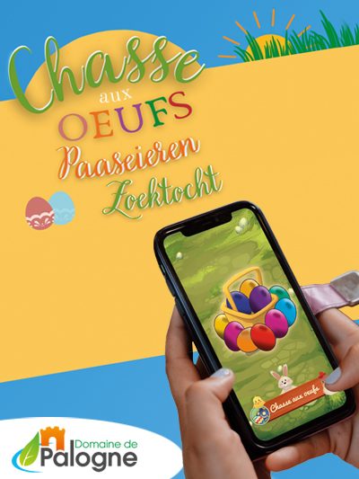 Chasse aux œufs interactive sur l&rsquo;ensemble du Domaine
